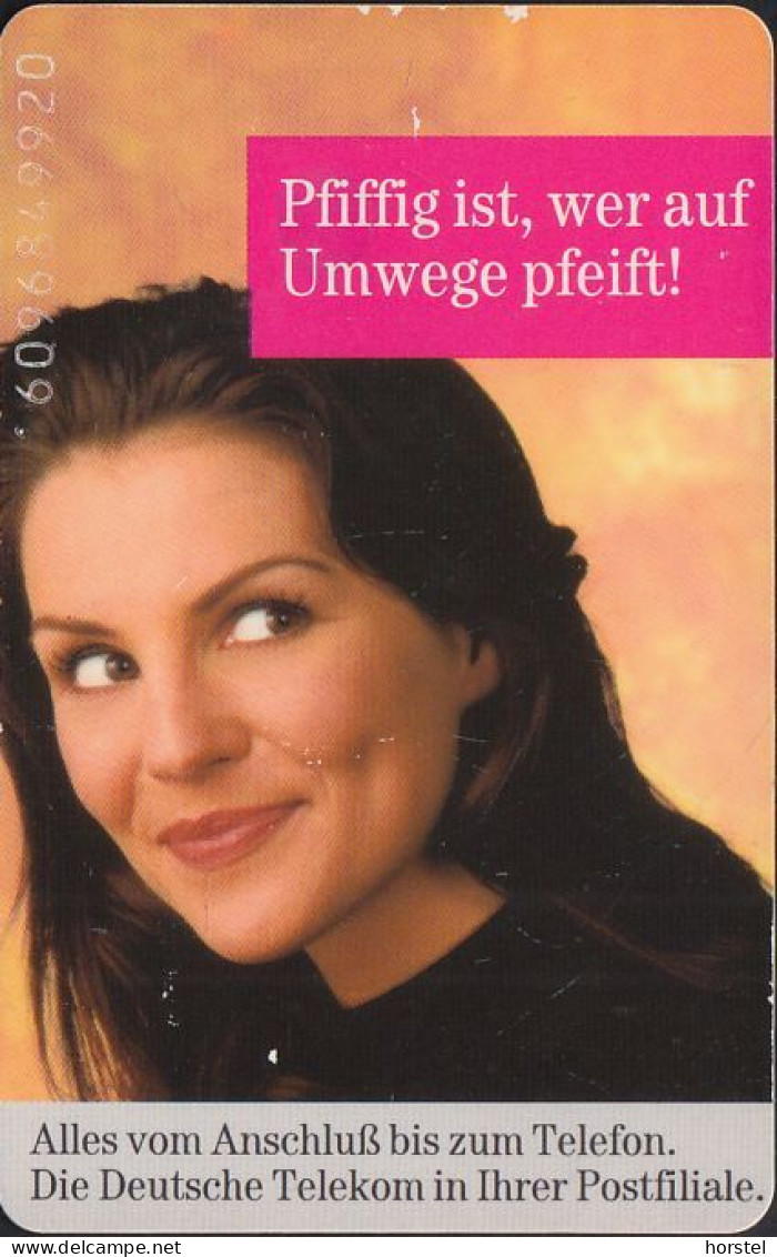 Germany P22/96 Postfiliale - Frau - Woman DD:1609 - P & PD-Series: Schalterkarten Der Dt. Telekom