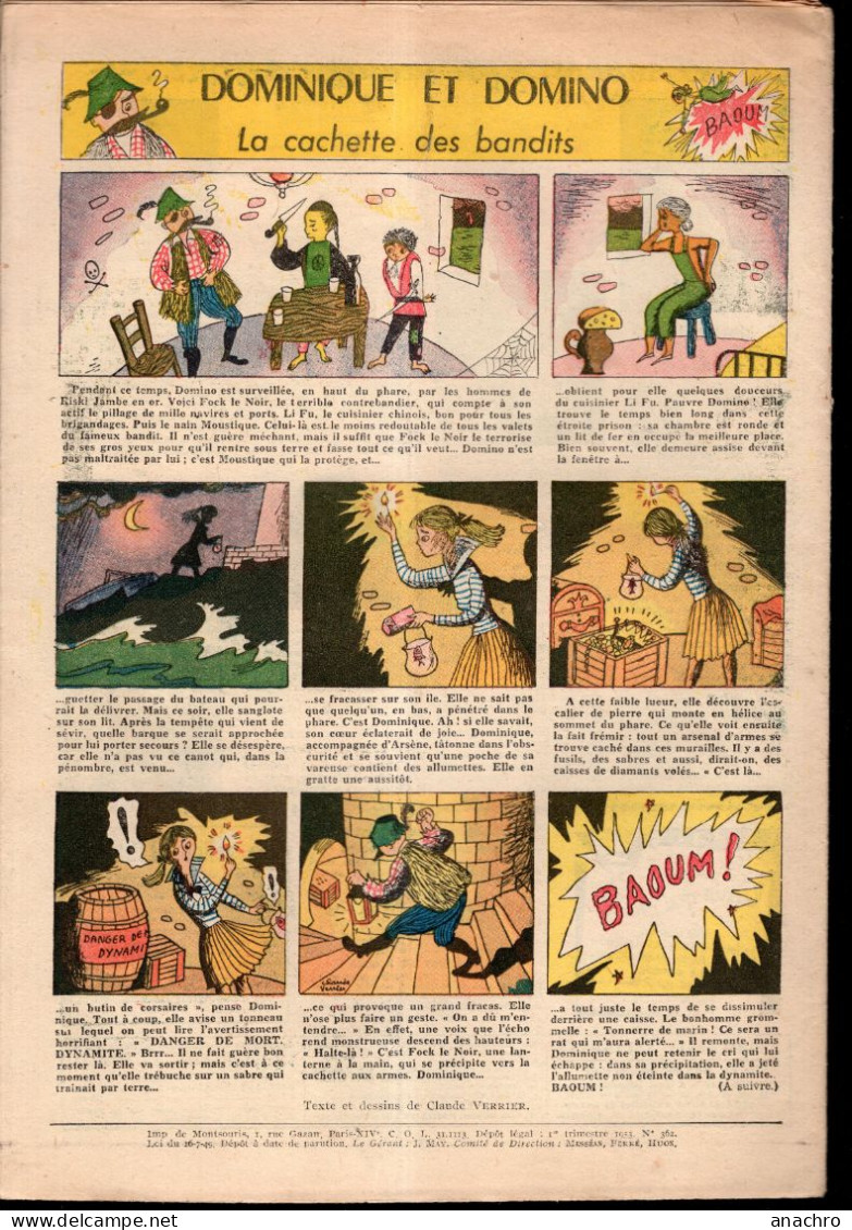 Magazine LISETTE  N° 6 Du 8 Février 1953 Le Poney De Gladys - Lisette