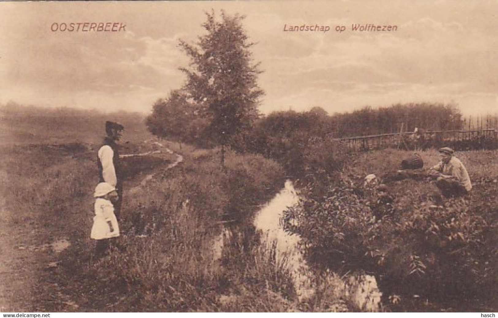 484435Oosterbeek, Landschap Op Wolfhezen.1935. - Oosterbeek