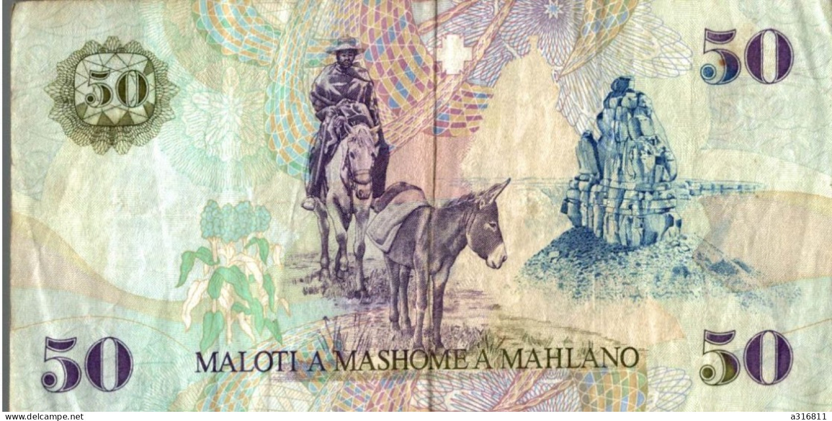 Lesotho 50 Maloti 2009 Pick 17 UNC - Lesoto