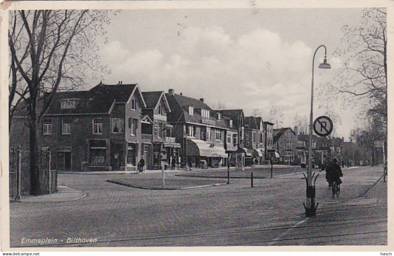 484466Bilthoven, Emmaplein. 1937. (linksboven Een Vouw) - Bilthoven