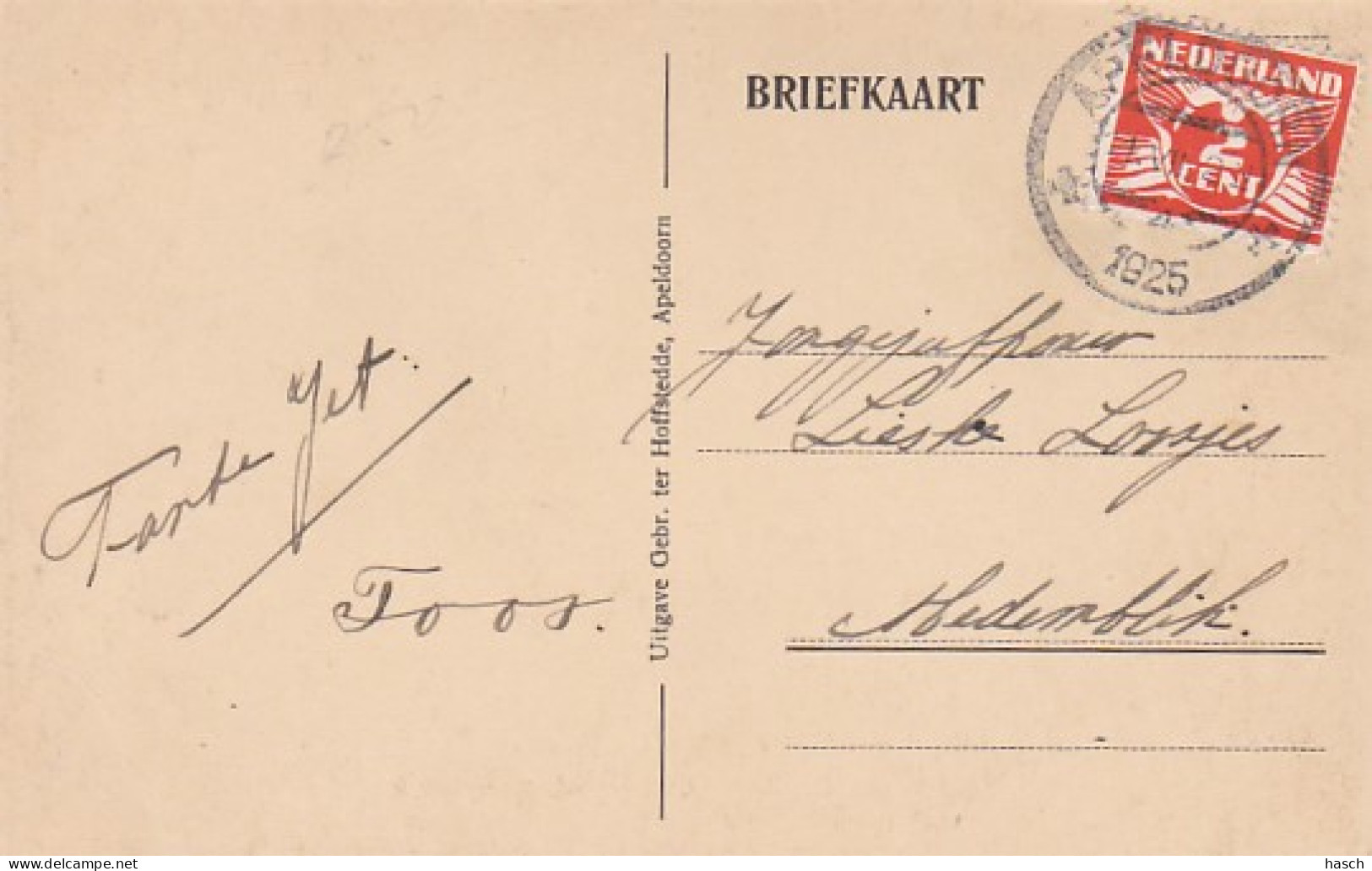 484480Apeldoorn, Oranjepark.1925.  - Apeldoorn