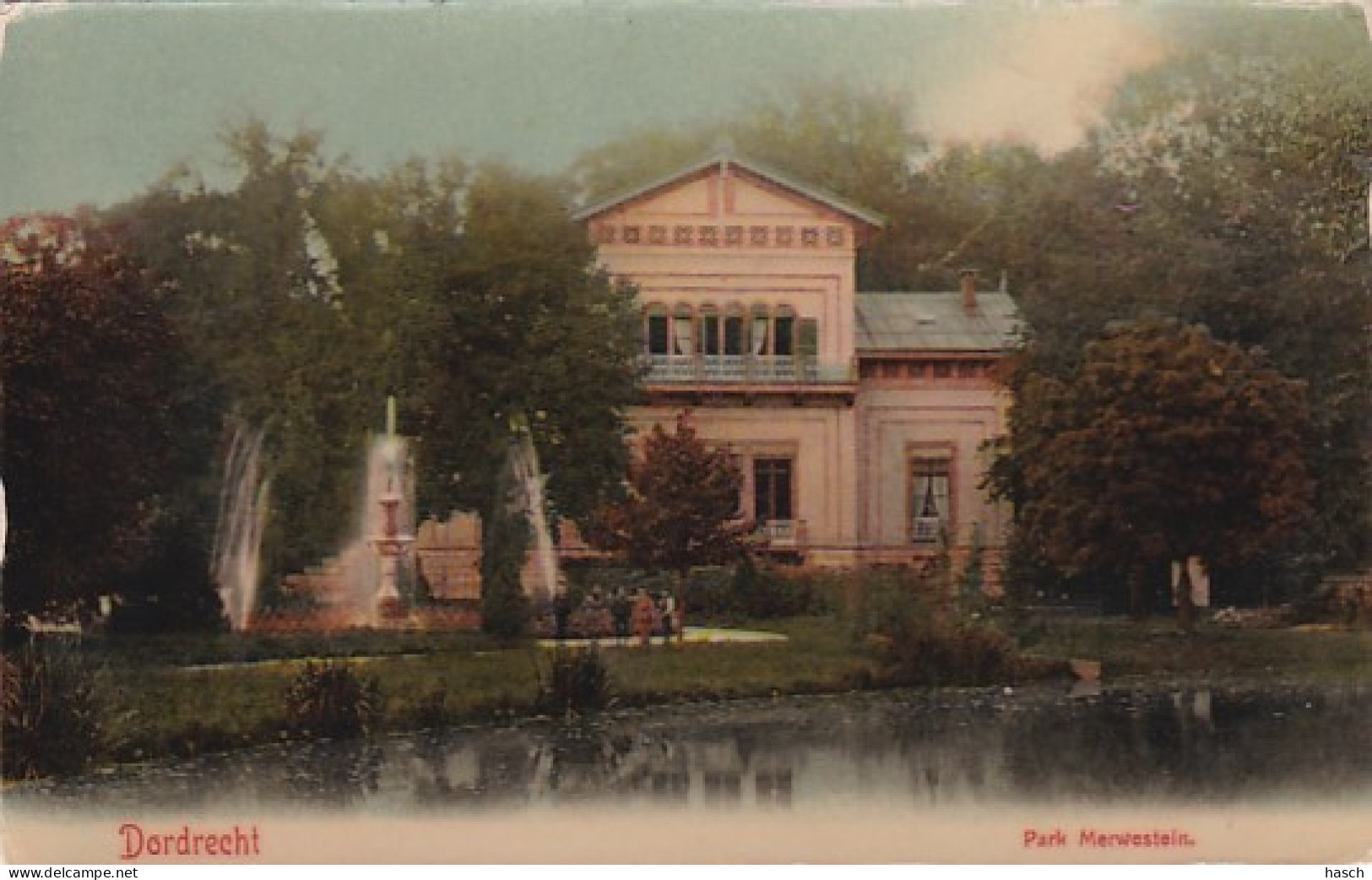 4844101Dordrecht, Park Merwestein. 1909.(zie Randen) - Dordrecht