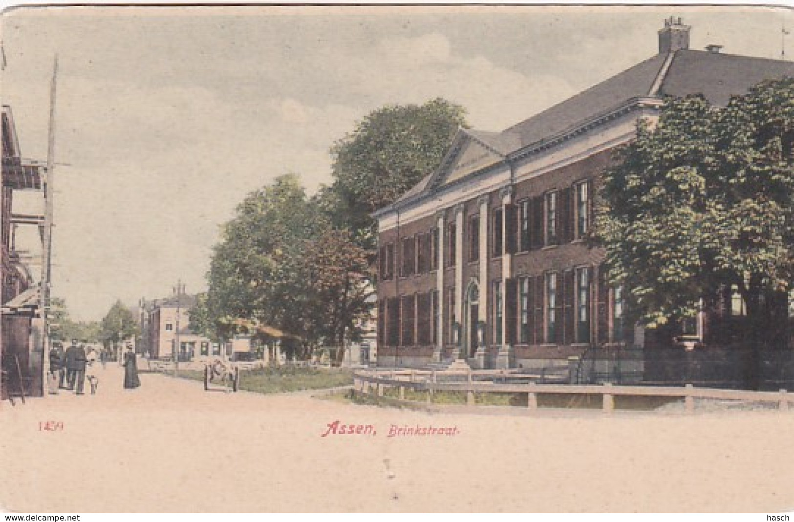 4844104Assen, Brinkstraat Rond 1900. (diverse Kleine Gebreken Zie Achterkant) - Assen