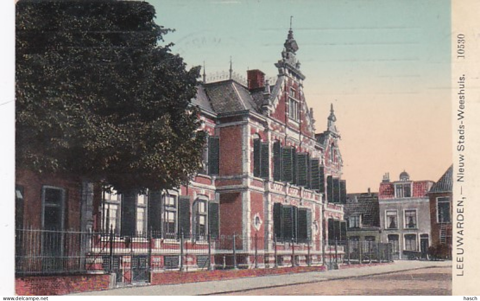 4844151Leeuwarden, Nieuw Stads Weeshuis.1912.  - Leeuwarden