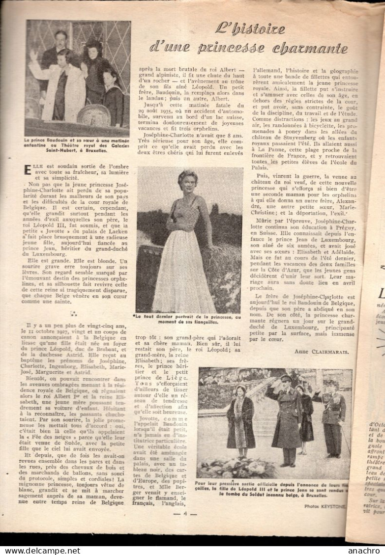 Magazine LISETTE  N° 7 Du 15 Février 1953 La Colombe Et La Fourmi - Lisette