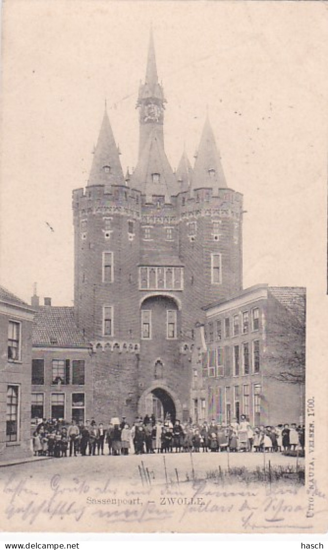 4844239Zwolle, Sassenpoort. 1904. (zie Hoeken En Randen) - Zwolle