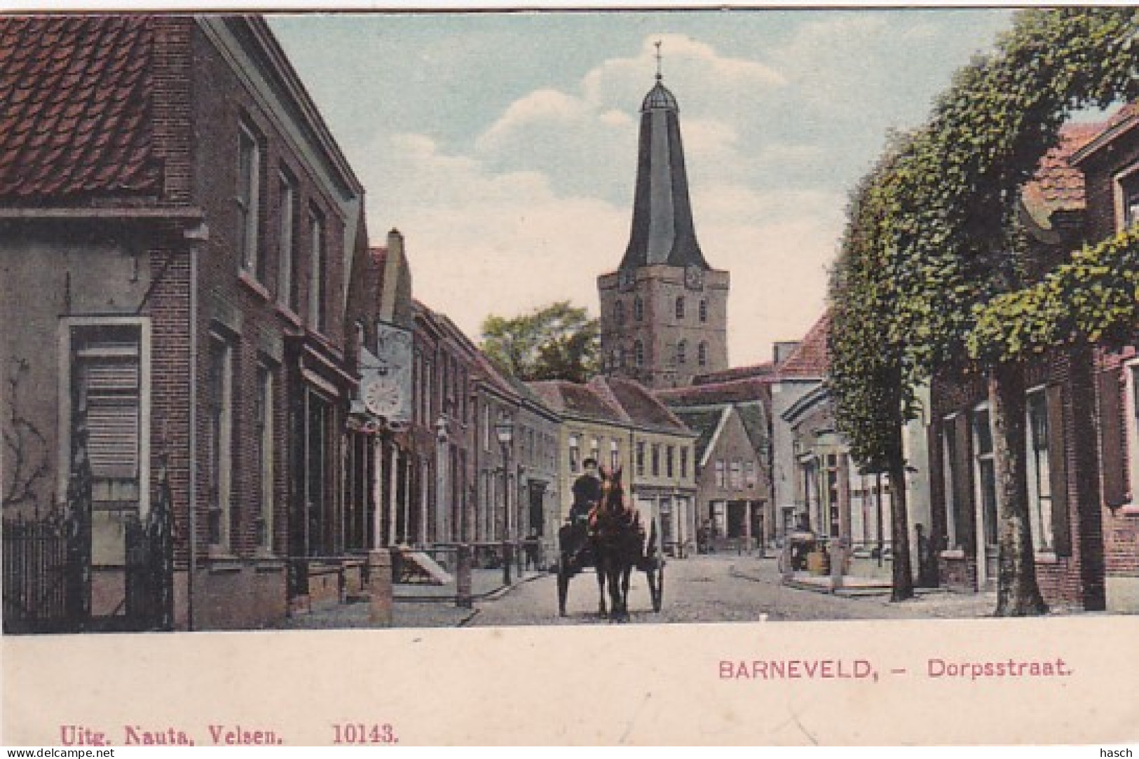 4844255Barneveld, Dorpsstraat. (achterkant Begint Los Te Raken) - Barneveld