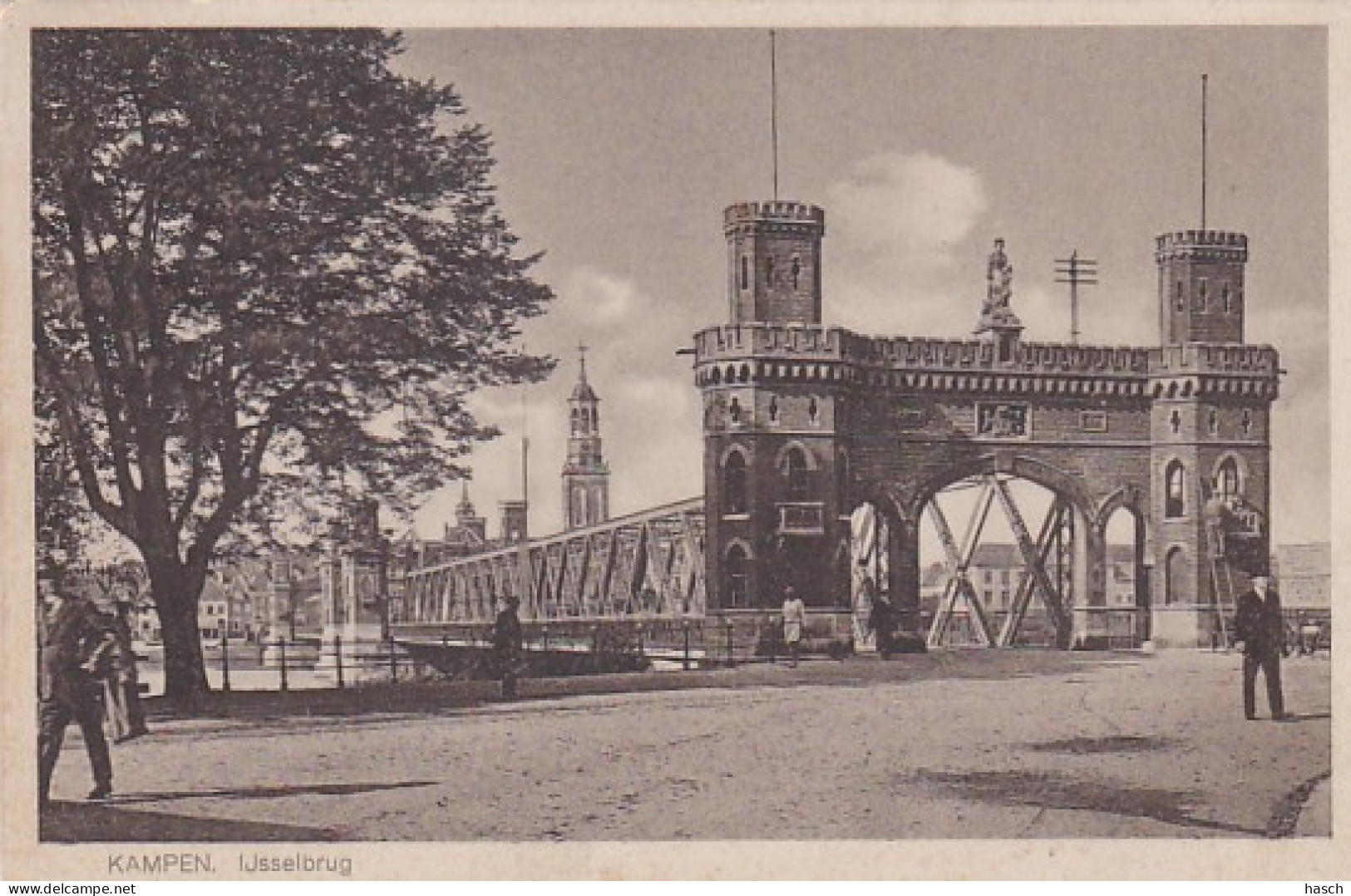 4844343Kampen, Ijselbrug. 1929. - Kampen