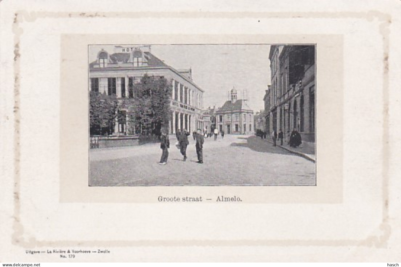 4844345Almelo, Groote Straat Rond 1900. (kleine Vouwen In De Hoeken) - Almelo