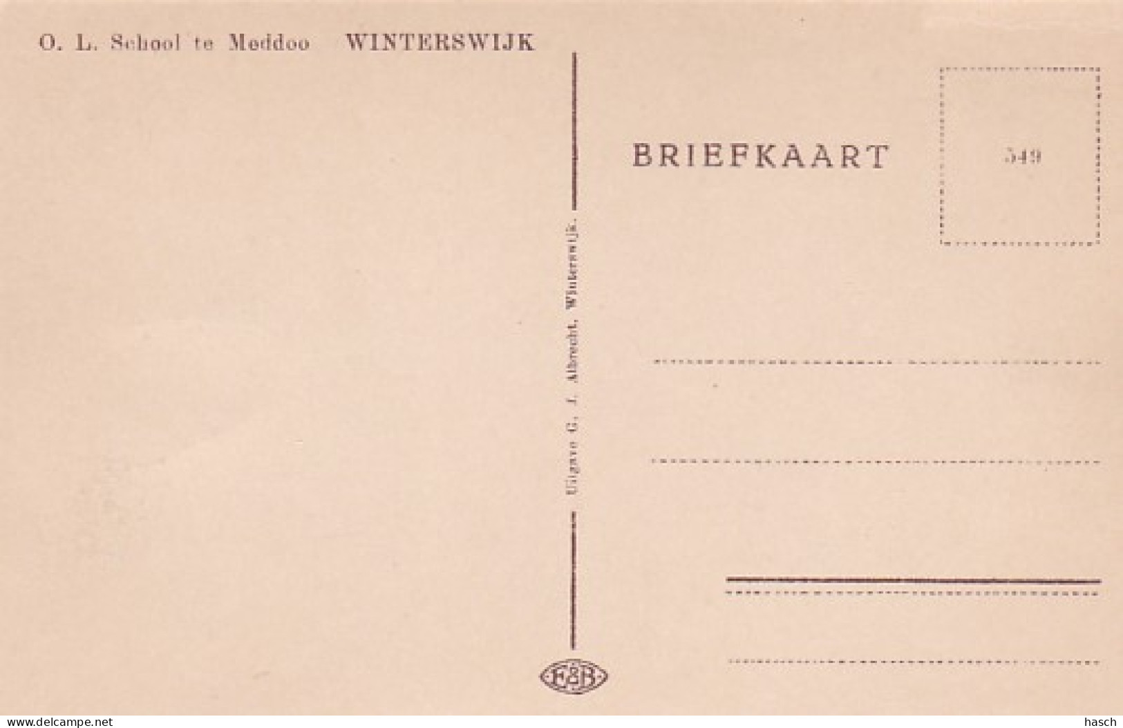 4844464Winterwijk, O. L. School Te Meddoo. (linksboven Een Heel Klein Scheurtje Zie Achterkant) - Winterswijk