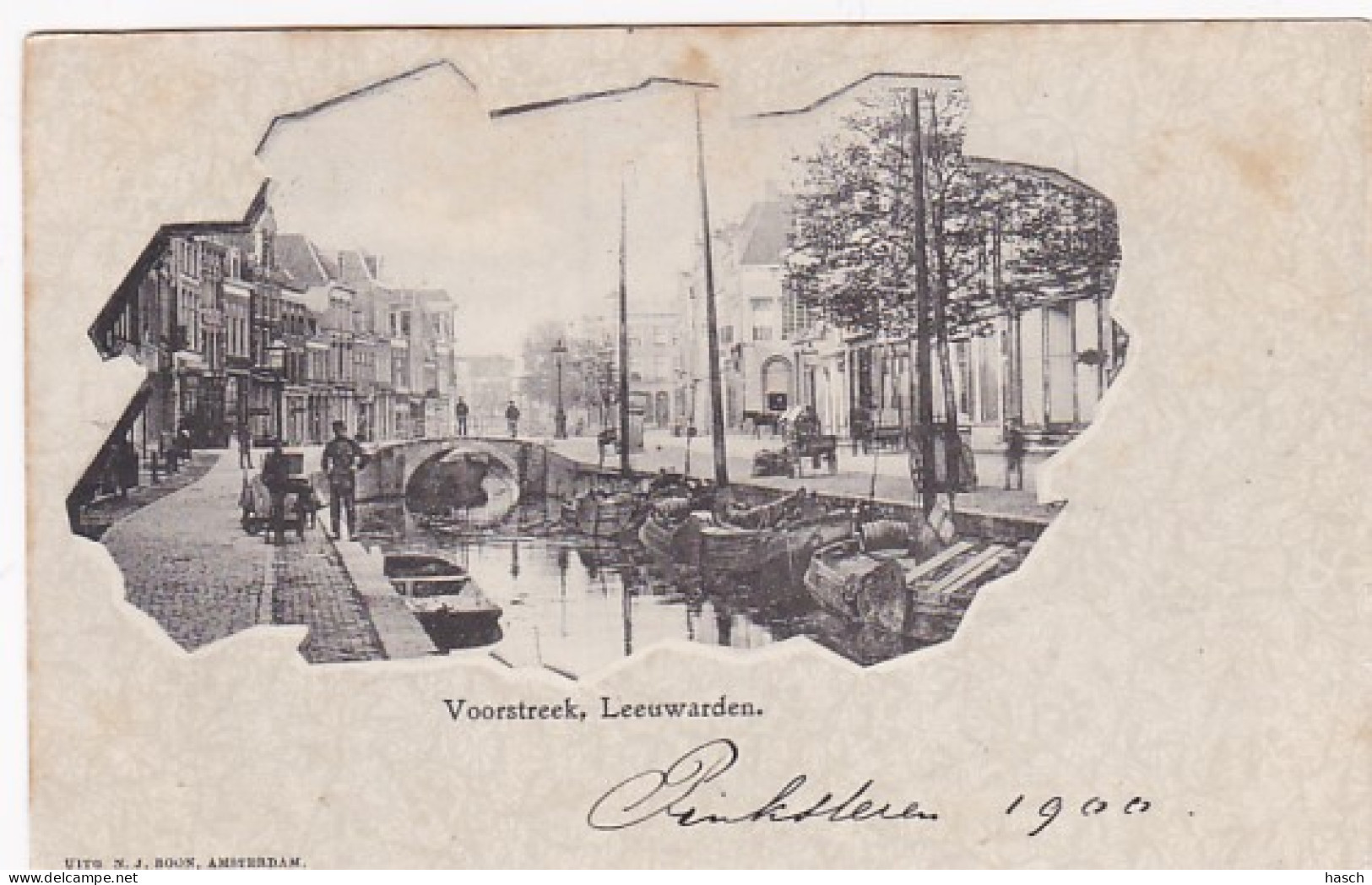 4844567Leeuwarden, Voorstreek 1900.  - Leeuwarden