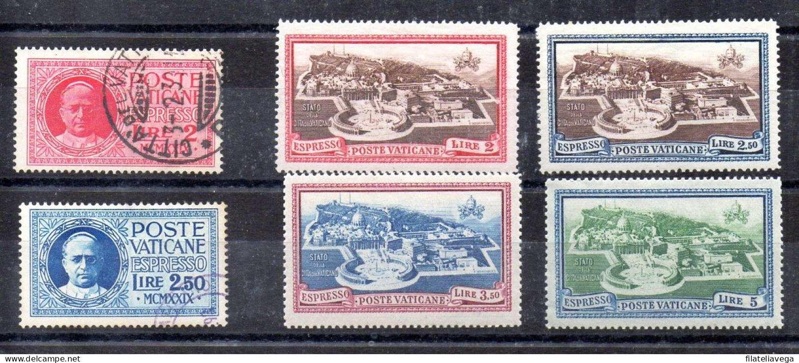 Vaticano Serie Expreso Nº Yvert 1/2 O + (3/4 + 5/6) ** - Priority Mail