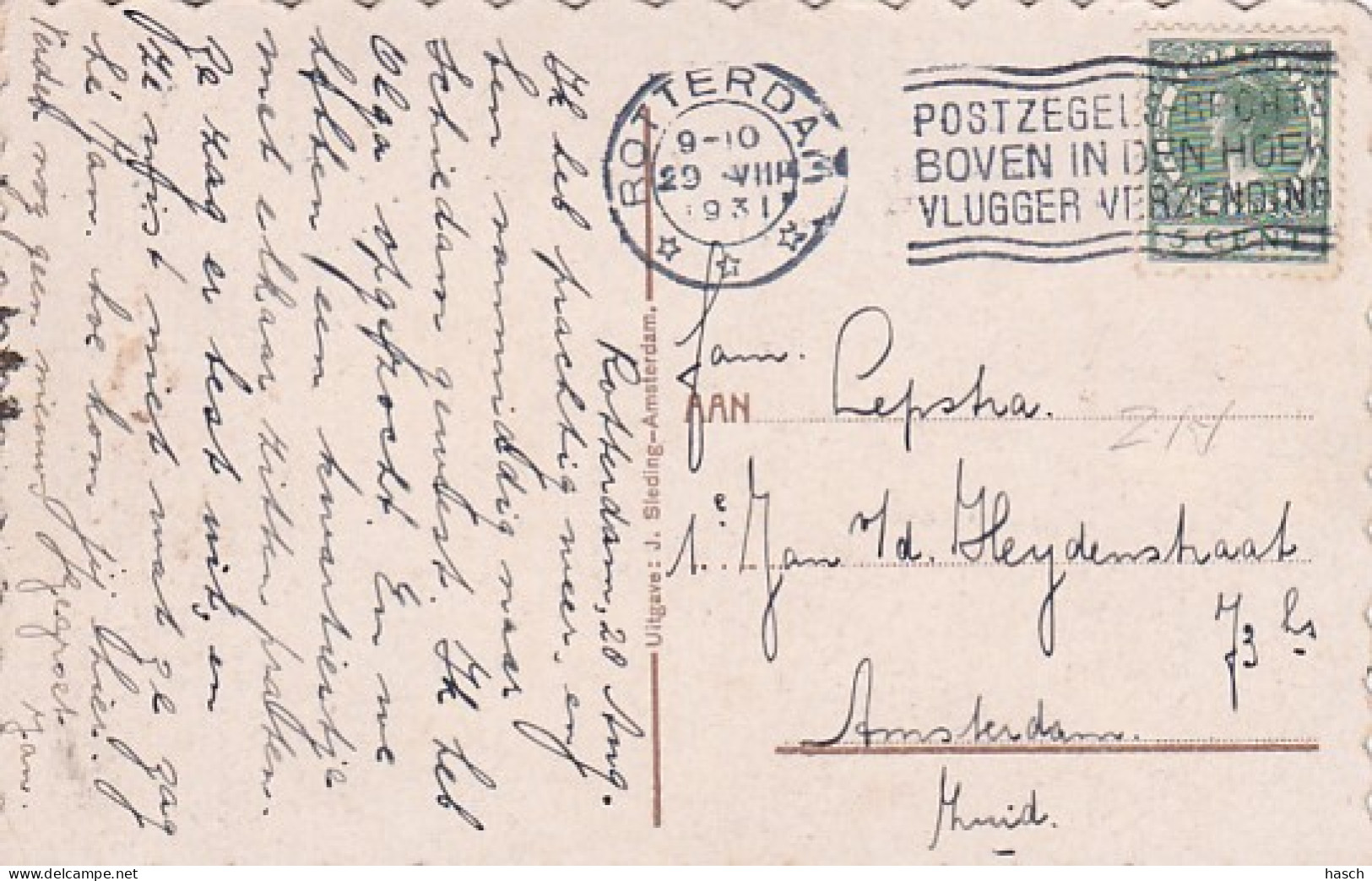 4844585Schiedam, Westvest Met Molens.1931.  - Schiedam
