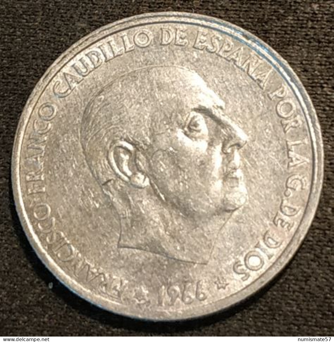 ESPAGNE - ESPANA - SPAIN - 50 CENTIMOS 1966 ( 1968 ) - Franco - KM 795 - 50 Céntimos