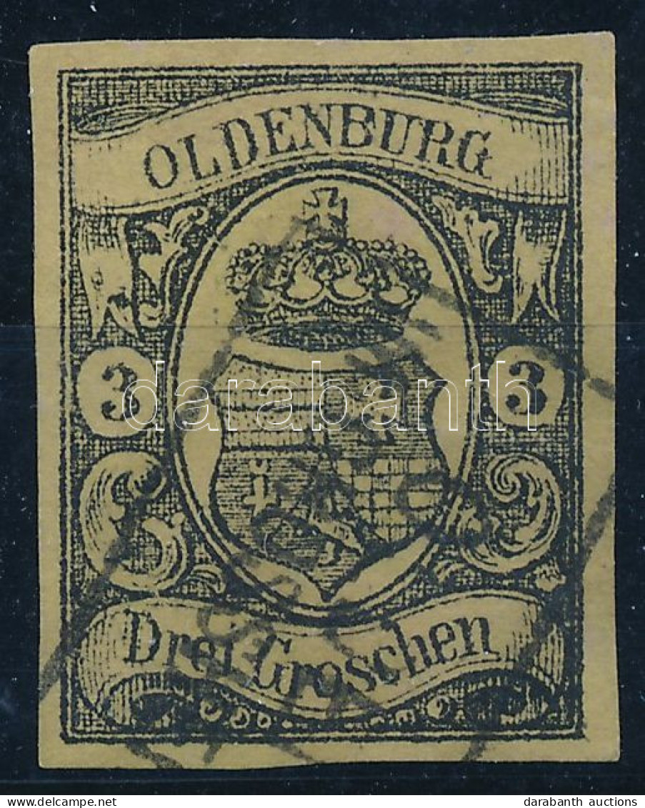 O Német államok Oldenburg 1859 Mi 8 (Mi EUR 750,-) - Otros & Sin Clasificación