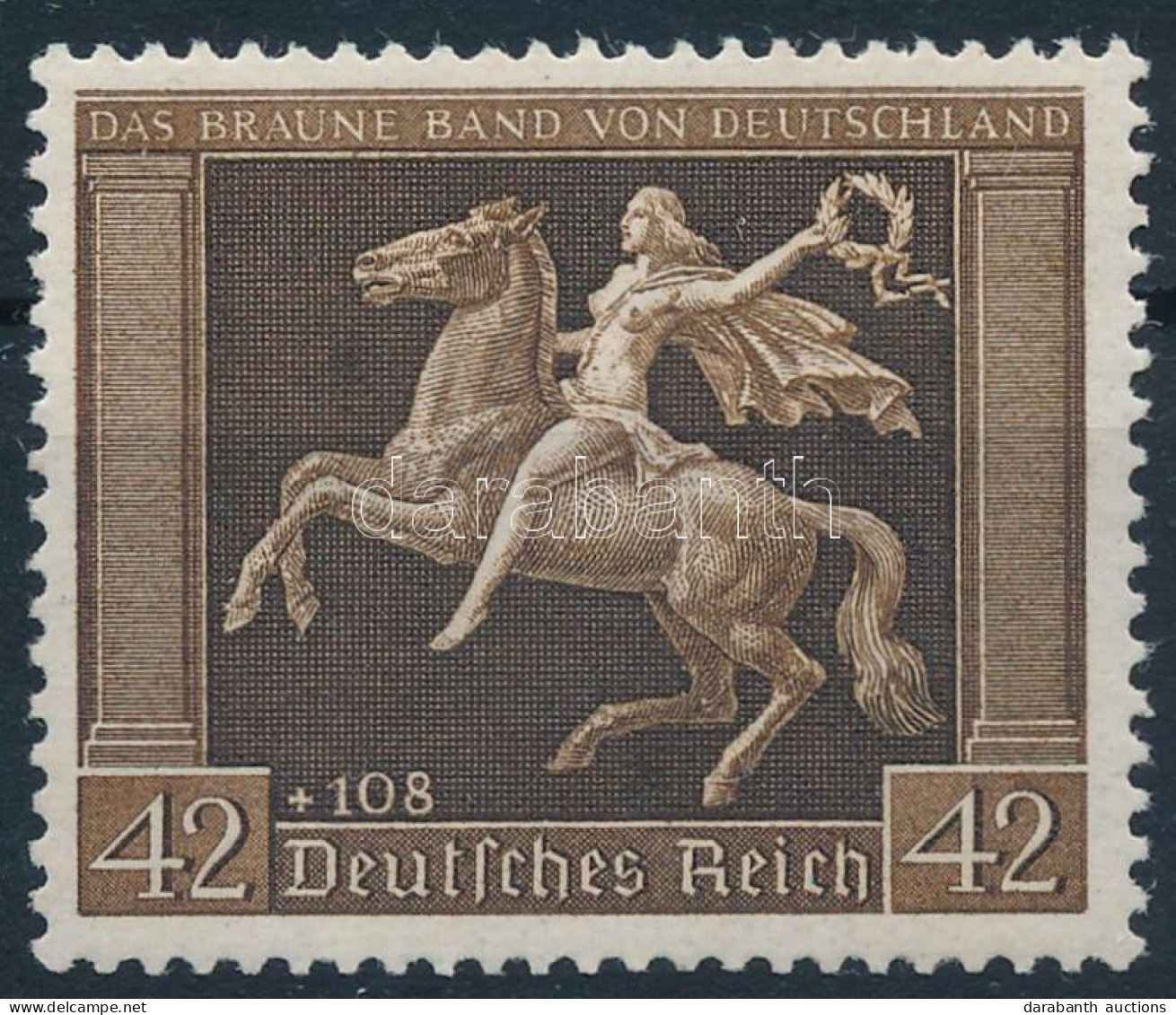 ** Deutsches Reich 1938 Lóverseny Mi 671y (Mi EUR 150,-) - Autres & Non Classés