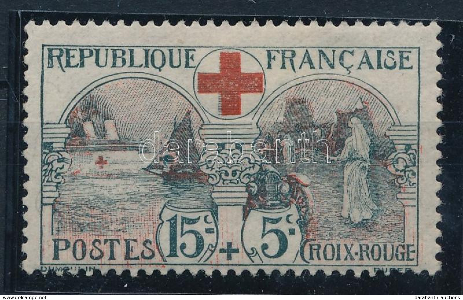 * Franciaország 1918 Vöröskereszt Mi 136 (Mi EUR 150,-) - Otros & Sin Clasificación