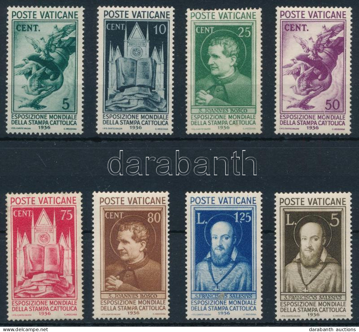 **, * Vatikán 1936 Mi 51-58 (**Mi EUR 450,-) - Otros & Sin Clasificación