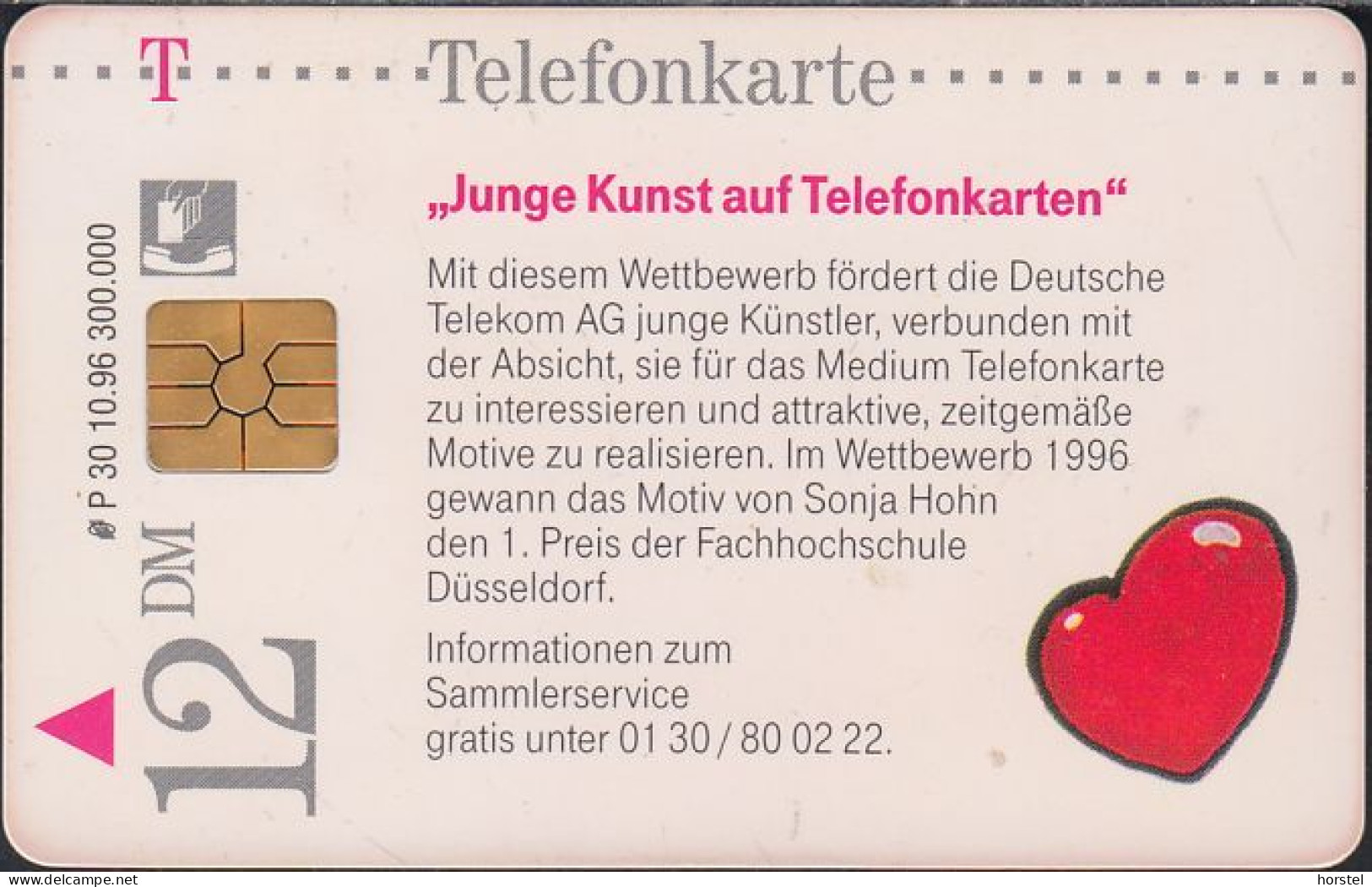 Germany P30/96 Comic - Junge Kunst - Mann Am Telefon ( 010-31-1 3610) - P & PD-Series: Schalterkarten Der Dt. Telekom