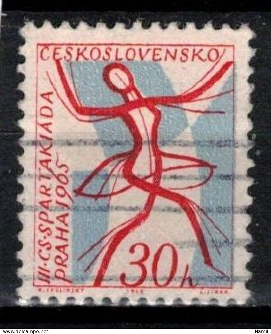 Tchécoslovaquie 1965 Mi 1503 (Yv 1369), Obliteré Varieté Position 37/2 - Variétés Et Curiosités