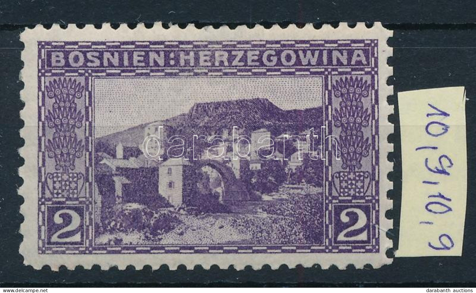 ** Bosznia-Hercegovina 1906 2H Vegyes Fogazással - Autres & Non Classés