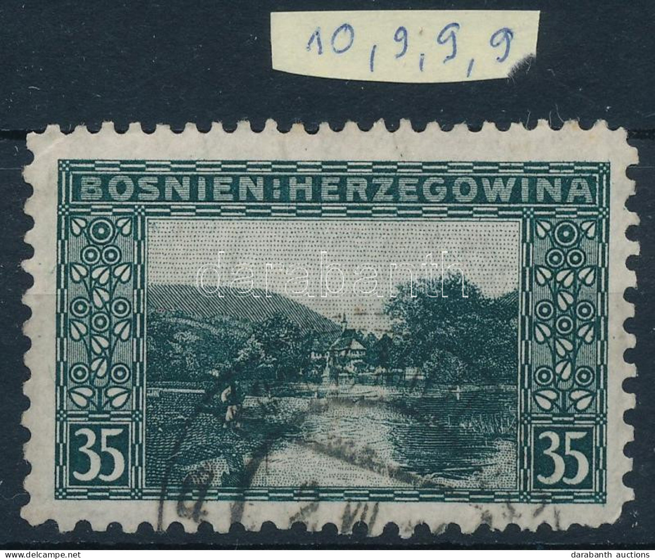 O Bosznia-Hercegovina 1906 35H Vegyes Fogazással - Autres & Non Classés