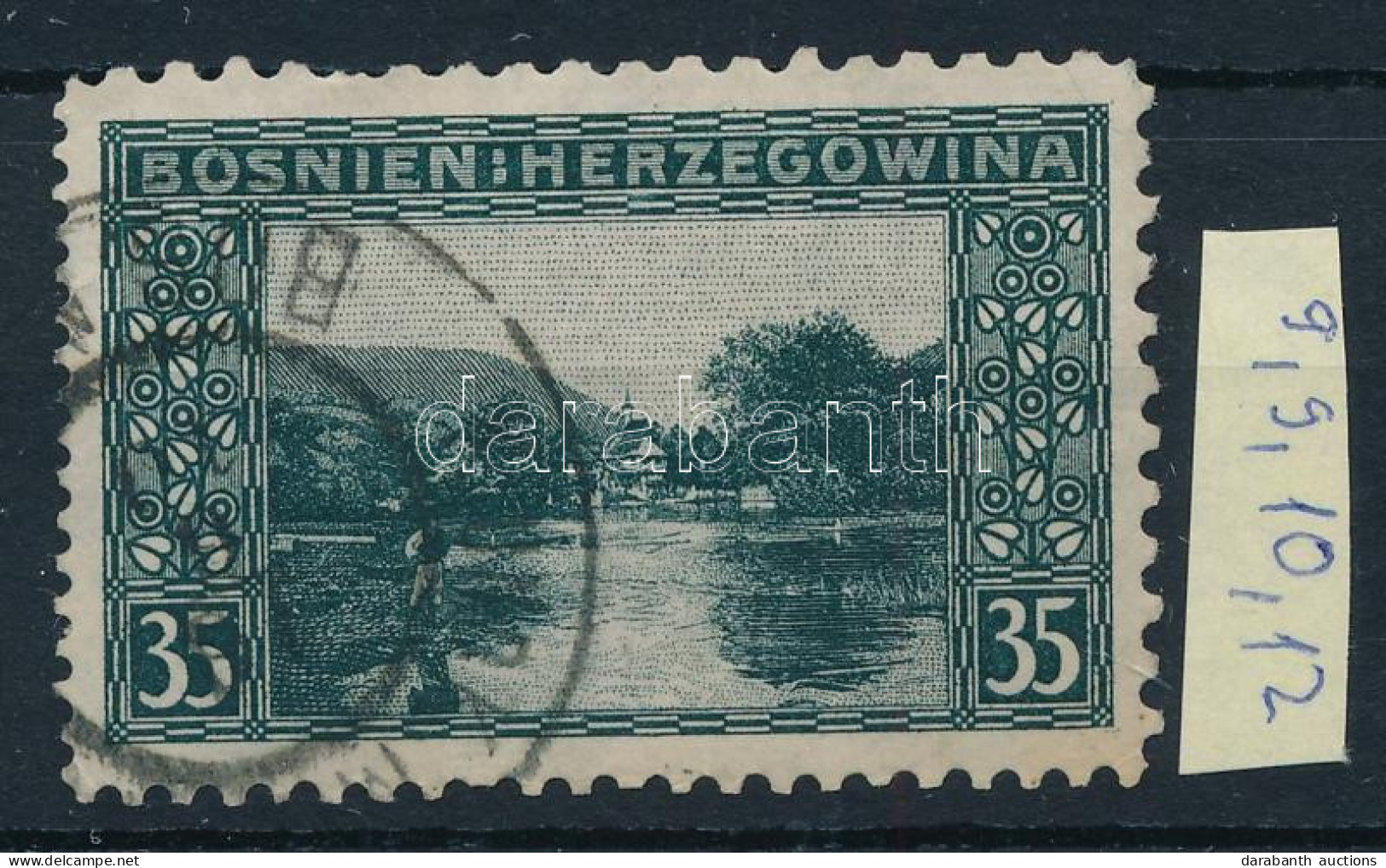 O Bosznia-Hercegovina 1906 35H Vegyes Fogazással - Andere & Zonder Classificatie