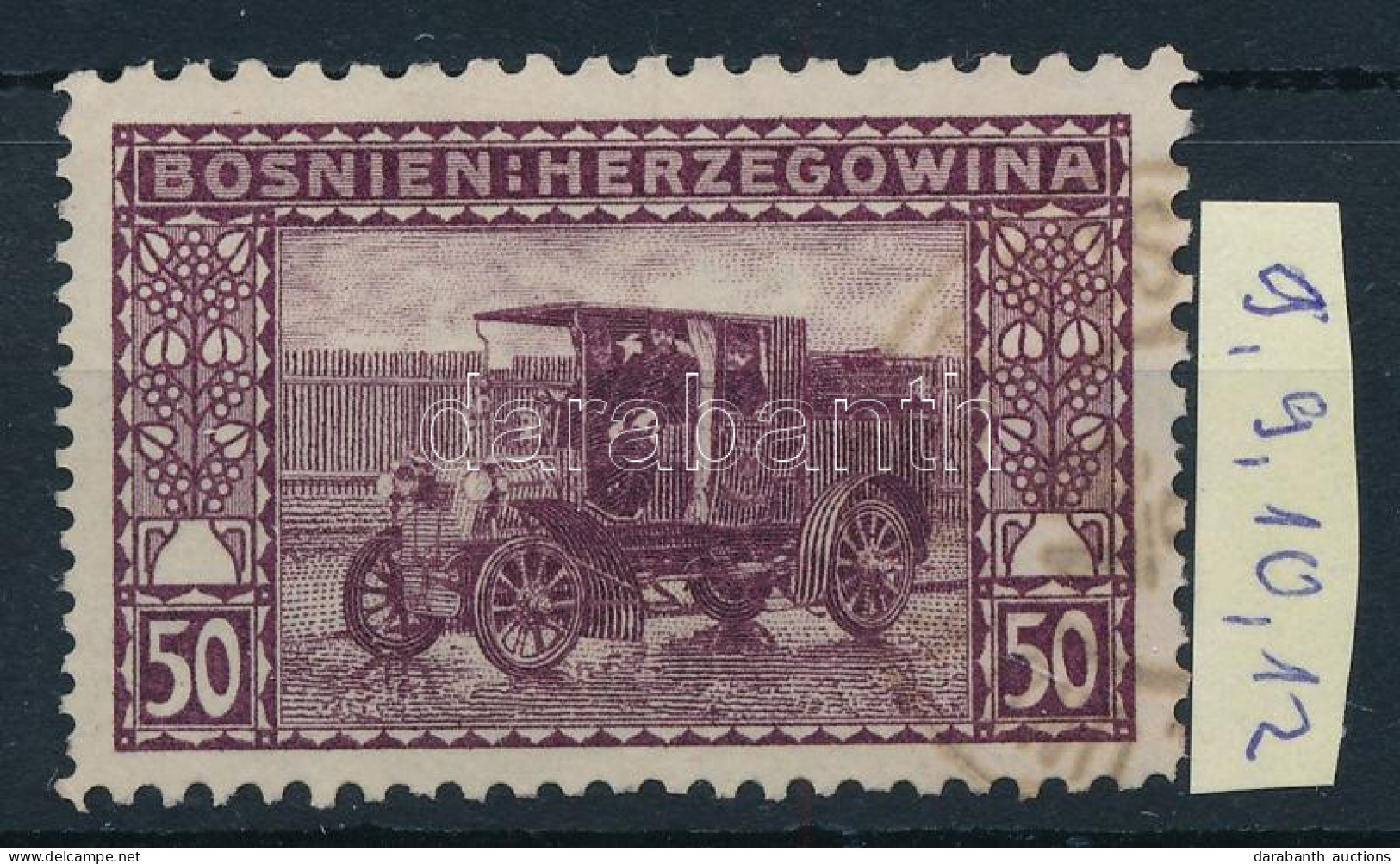 O Bosznia-Hercegovina 1906 50H Vegyes Fogazással - Other & Unclassified