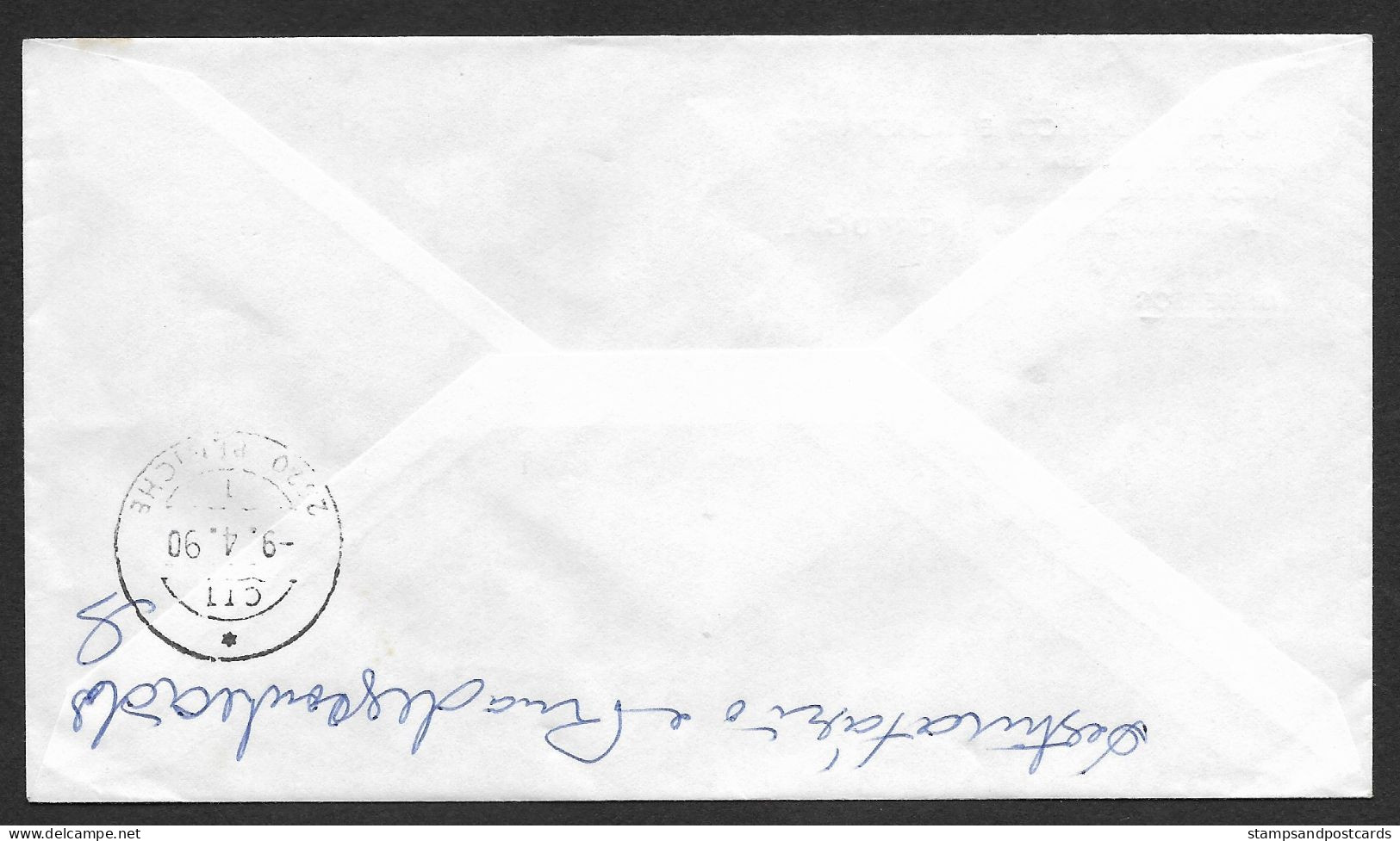 Portugal Lettre Retourné 1990 Cachet Commemoratif école Portalegre Alentejo José Régio Event Pmk Returned Cover - Postembleem & Poststempel