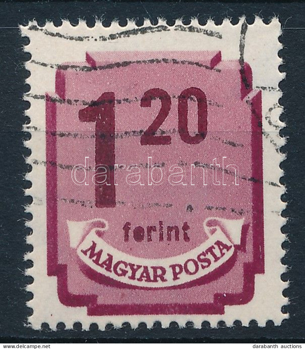 O 1950 Forint-filléres Portó II. 1,20Ft Eltömődött "o" Betű - Autres & Non Classés