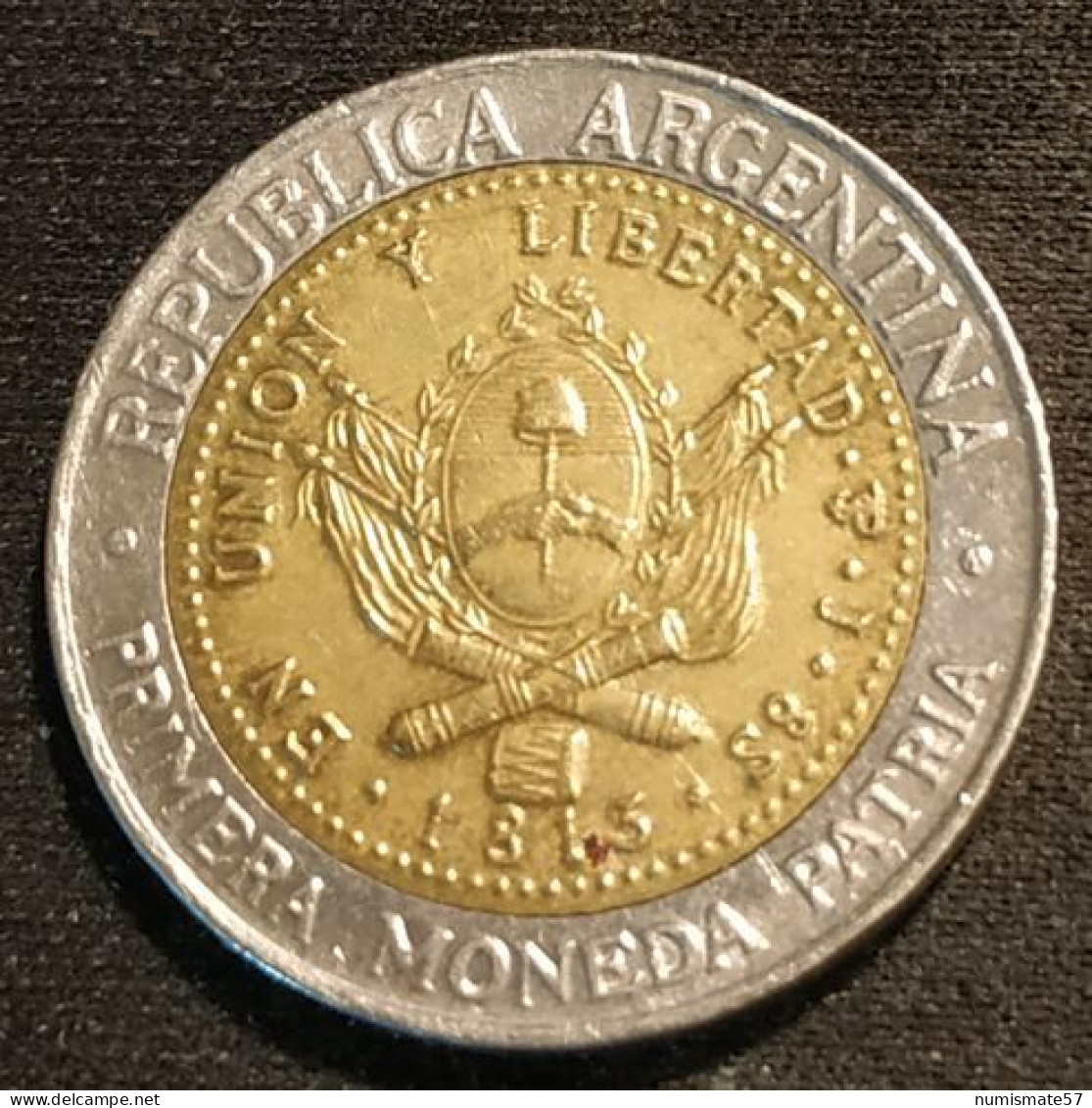 ARGENTINE - ARGENTINA - 1 PESO 1996 A ( Seoul ) - KM 112.1 - Argentine