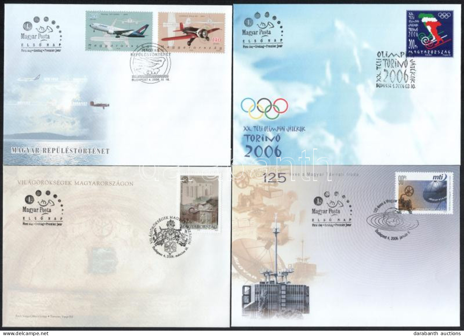 2006 Teljes évfolyam 40 Db FDC-n, Listával (38.600) - Sonstige & Ohne Zuordnung