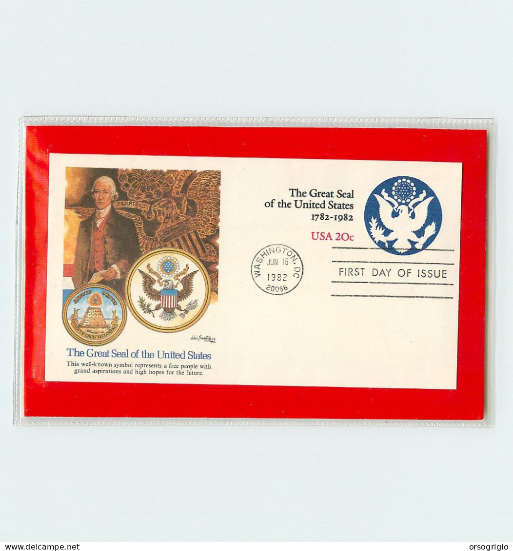 USA - Intero Postale - Ganzsachen - Stationery -  The Great Seal 20c. - 1981-00