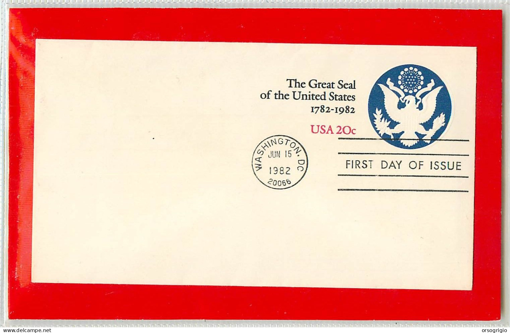USA - Intero Postale - Ganzsachen - Stationery -  The Great Seal 20c. - 1981-00