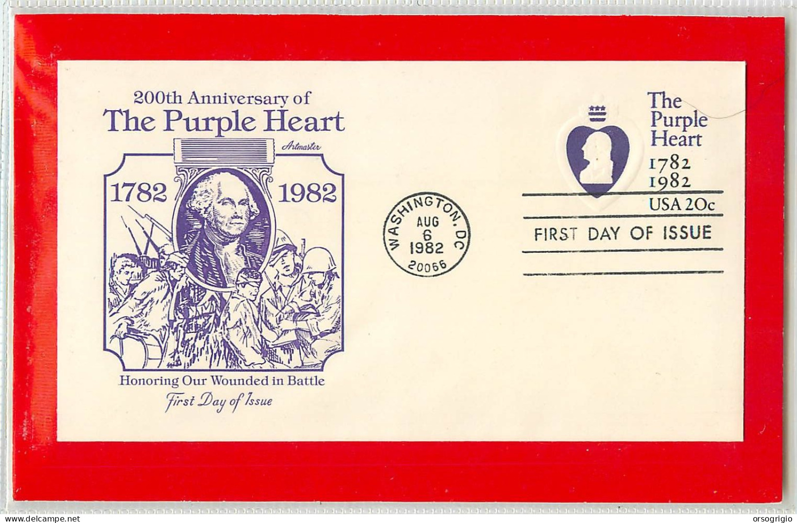 USA - Intero Postale - Ganzsachen - Stationery -  The Purple Heart  20c. - 1981-00