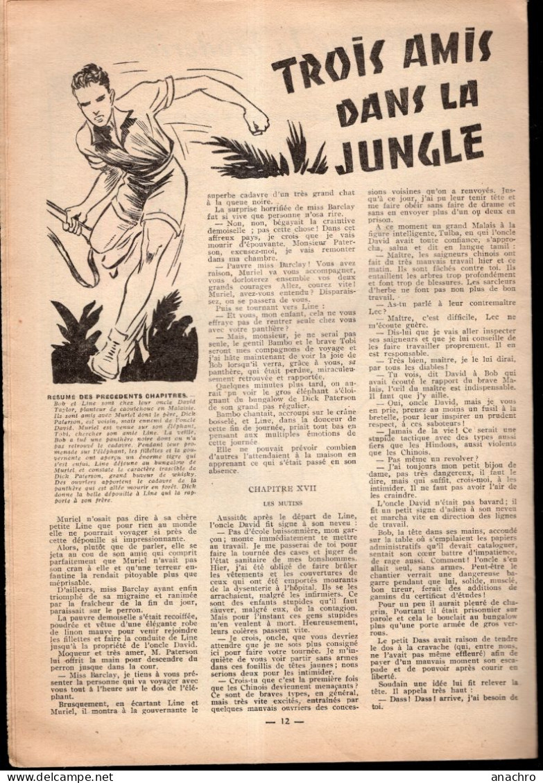 Magazine LISETTE  N° 9 Du 28 Février 1954 Une Gondole BABOUCHE Et BABOUCHETTE Le Secret D'Aldabar NIQUE Et PRUNE - Lisette