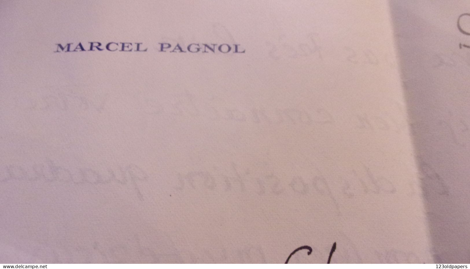 Marcel PAGNOL - Belle LAS DE MARCEL PAGNOL 1968 à A MARNIER LAPOSTOLLE Ou Il Est Question De L Interet De Pagnol Sur Nom - Otros & Sin Clasificación