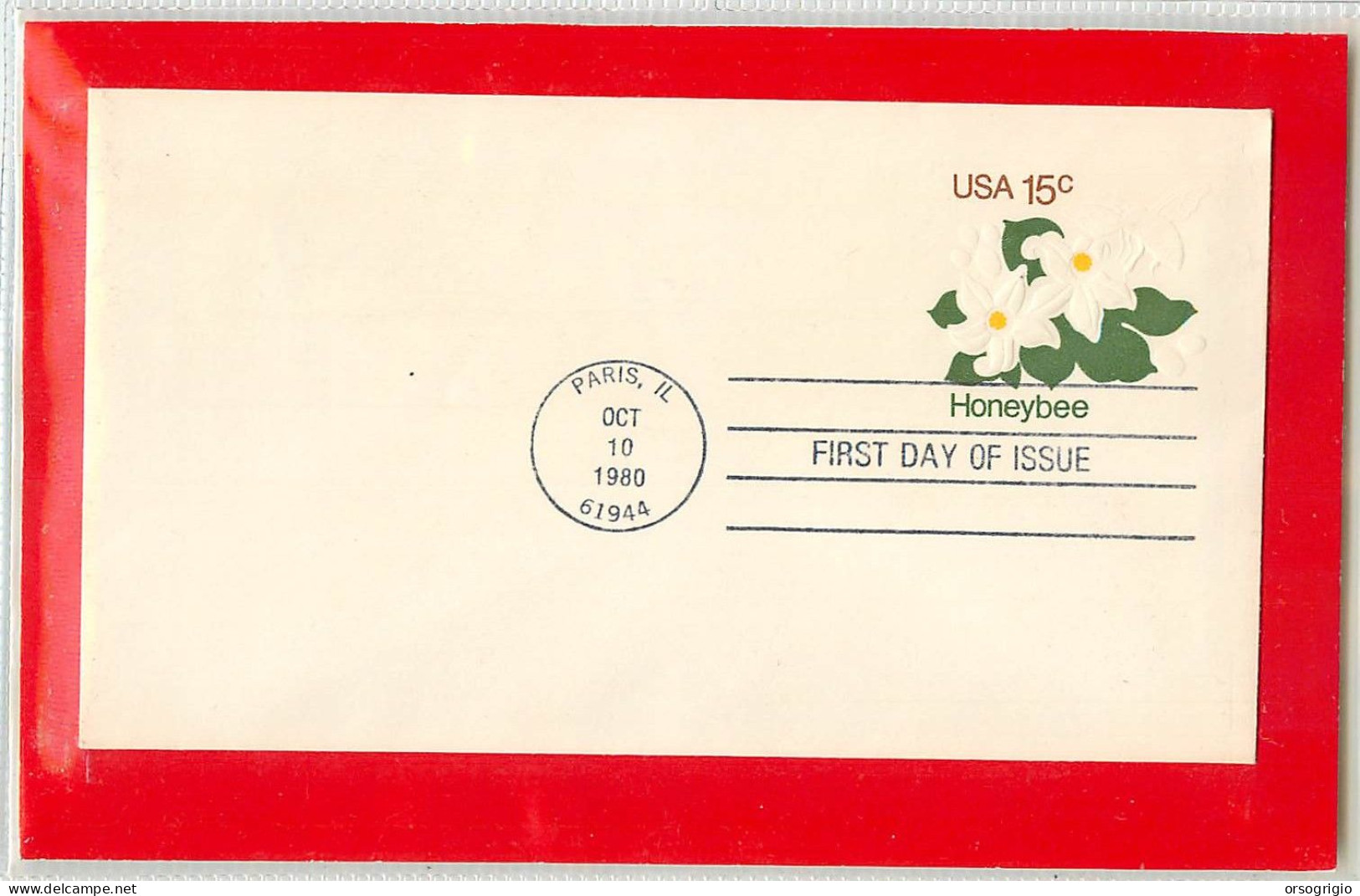 USA - Intero Postale - Ganzsachen - Stationery -  Honeybee  15c. - 1961-80