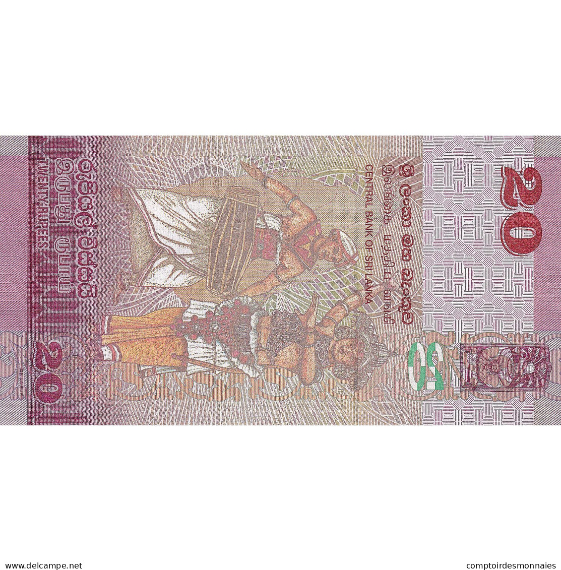 Billet, Sri Lanka, 20 Rupees, 2015, 2015-02-04, KM:123a, NEUF - Sri Lanka