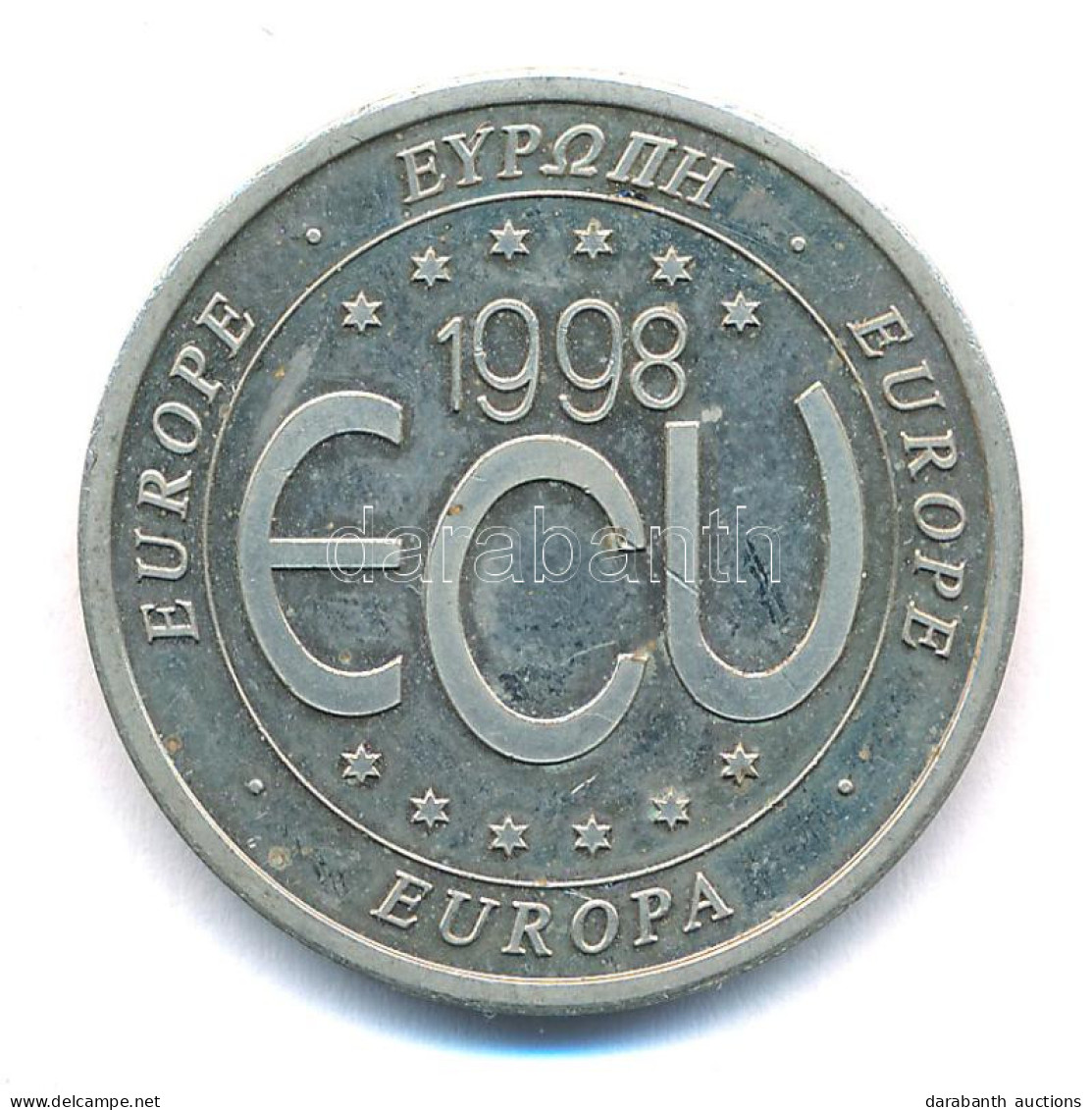 Eurózóna 1998. 1 ECU Alpakka T:2 Eurozone 1998. 1 ECU Nickel-silver C:XF Krause N# 58851 - Sin Clasificación