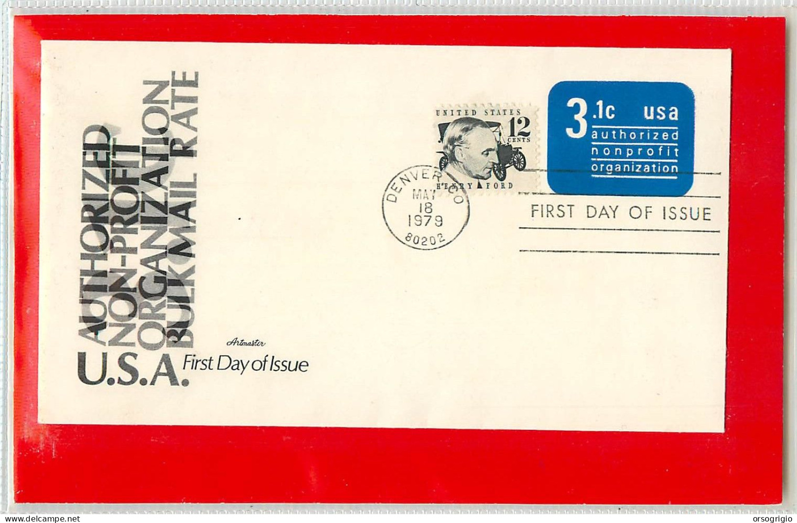 USA - Intero Postale - Ganzsachen - Stationery -  Authorized Non-profit  3.1c. - 1961-80