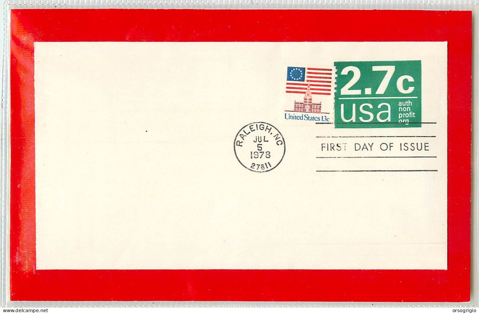 USA - Intero Postale - Ganzsachen - Stationery -  Authorized Non-profit  2.7c. - 1961-80