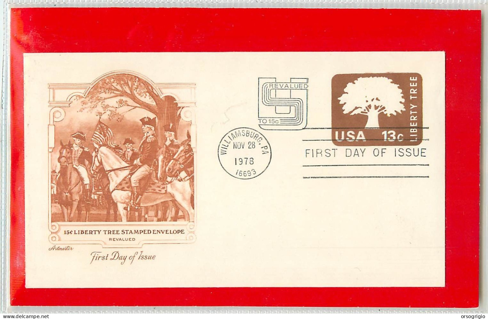 USA - Intero Postale - Ganzsachen - Stationery -  Liberty Tree  13c. - 1961-80