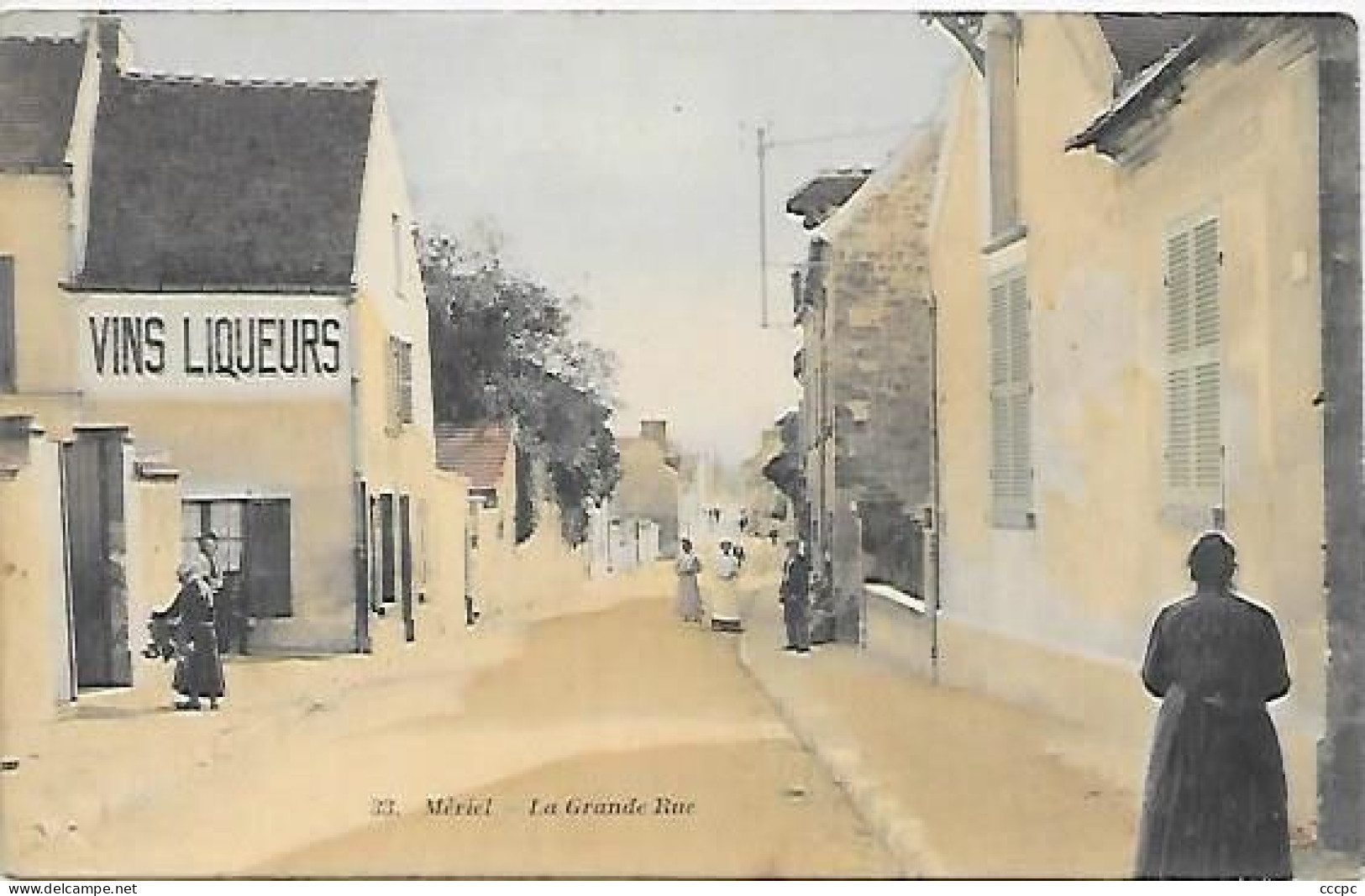 CPA Mériel La Grande Rue - Meriel