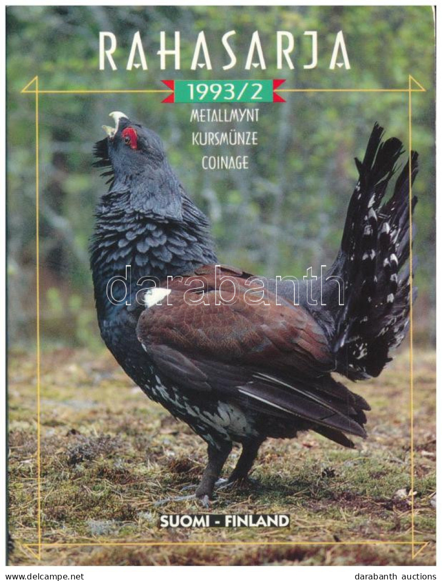 Finnország 1993. 10p - 10M (6xklf) Forgalmi Sor Benne 1M Cu-Ni Forgalomba Nem Került érme, Karton Dísztokban T:UNC Finla - Zonder Classificatie