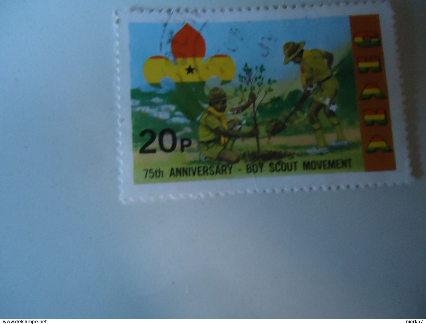 GHANA USED STAMPS SCOUTING - Ghana (1957-...)