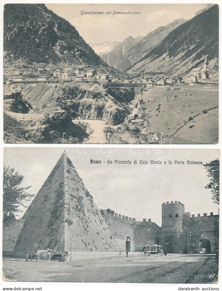**, * 21 Db RÉGI Külföldi Város Képeslap Vegyes Minőségben / 21 Pre-1945 European And Other Town-view Postcards In Mixed - Zonder Classificatie