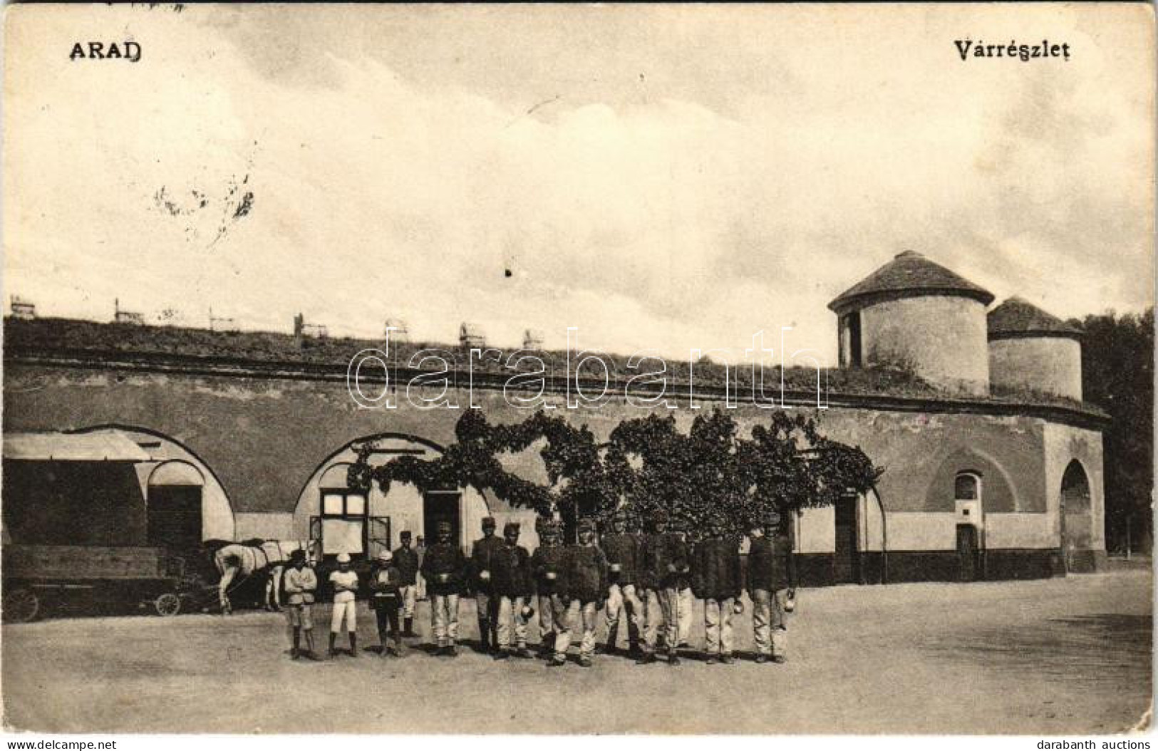 T2/T3 1911 Arad, Vár Részlet, Katonák. Roth Testvérek Kiadása / Castle, K.u.K. Soldiers (EK) - Unclassified