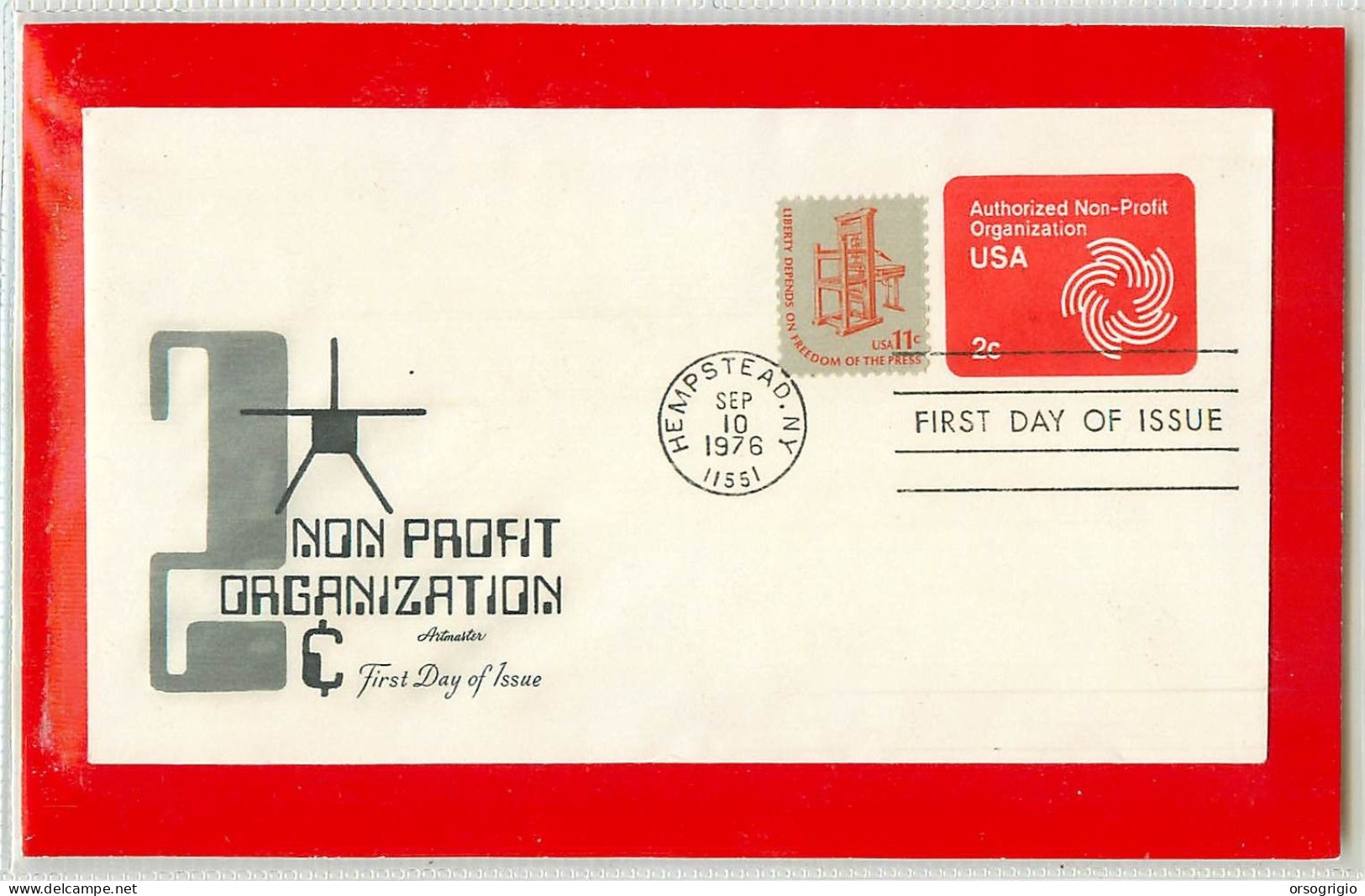 USA - Intero Postale - Ganzsachen - Stationery -  Authorized Non-profit  2c. - 1961-80